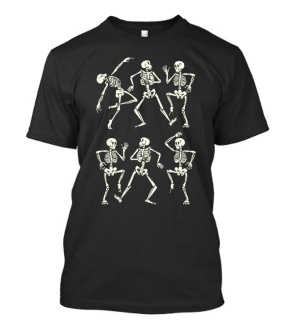 Skeletons Dance Halloween Party Vibes T-Shirt