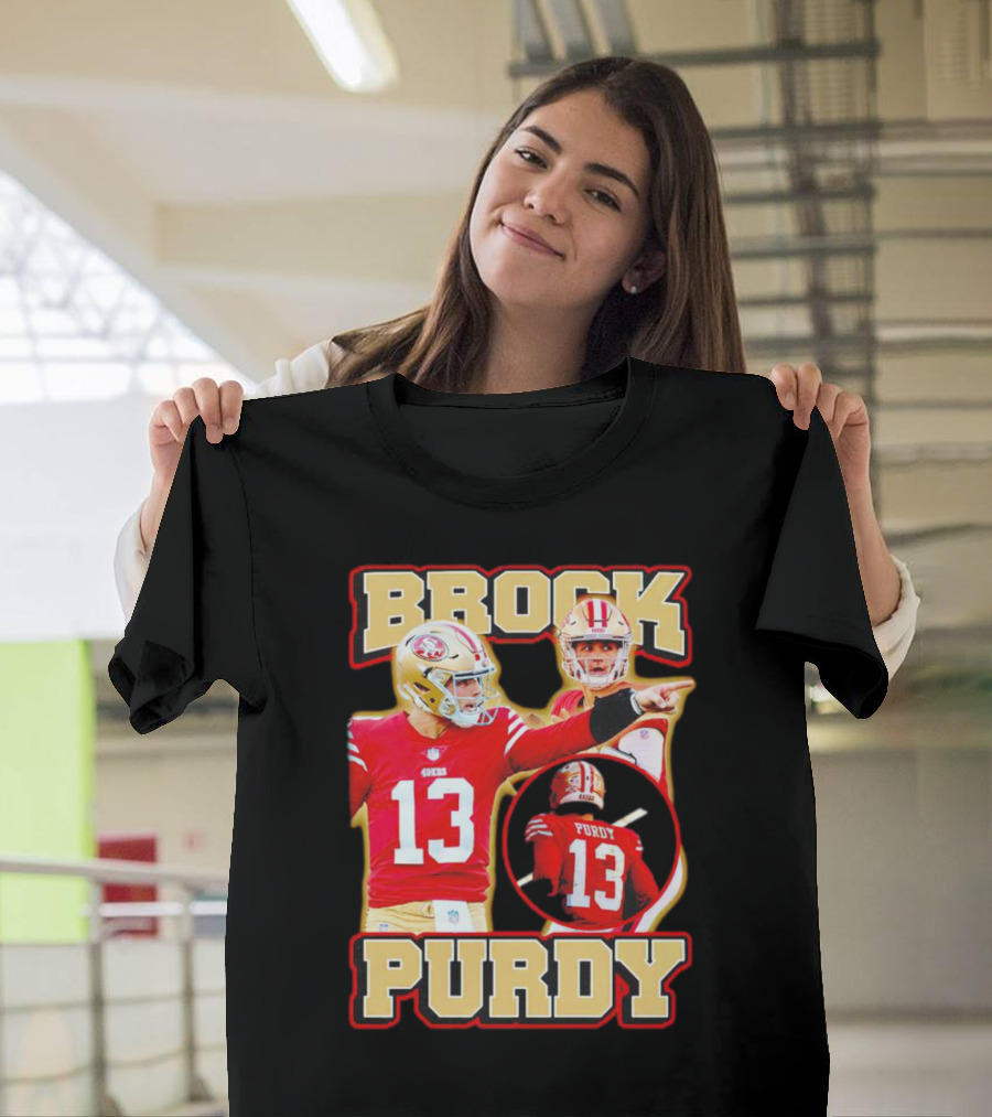 Brock Purdy San Francisco 49ers NFL Quarterback Football Number 13 T-Shirt