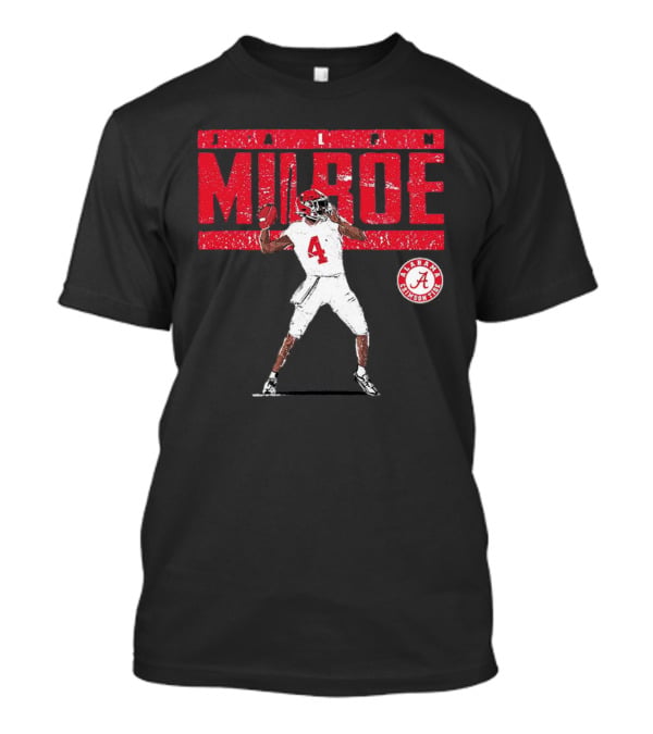 Jalen Milroe Alabama Crimson Tide NCAA Football Player Number 4 T-Shirt