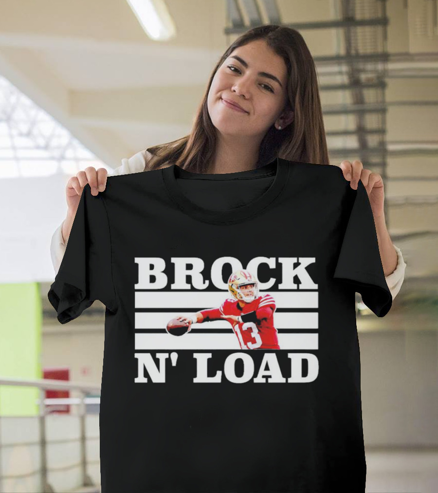 San Francisco 49ers Brock N’ Load Quarterback Football T-Shirt