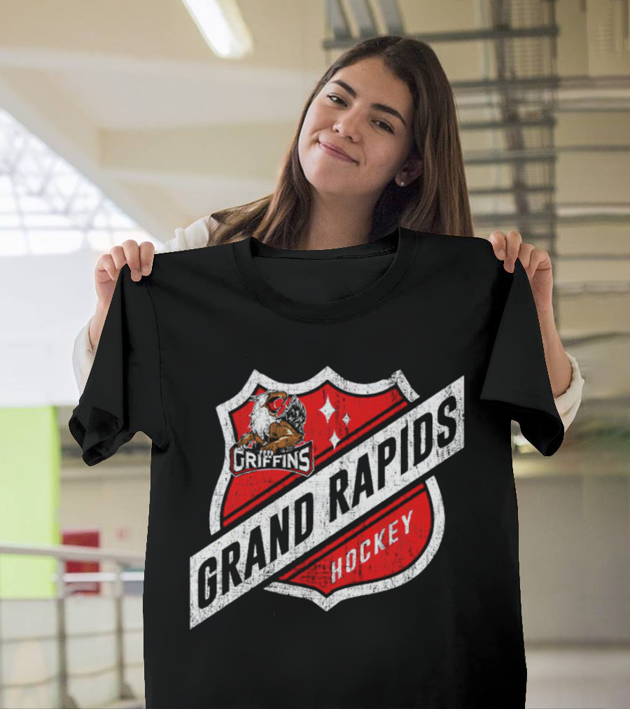 Grand Rapids Griffins Hockey Shield T-Shirt
