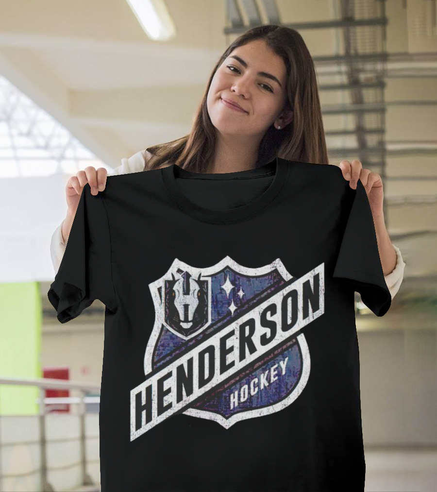 Henderson Hockey Knights Shield Badge T-Shirt