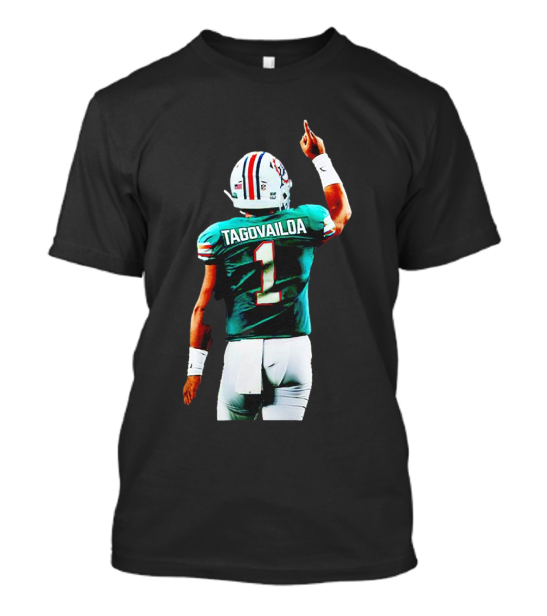 Tua Tagovailoa Miami Dolphins Number 1 Football Player T-Shirt
