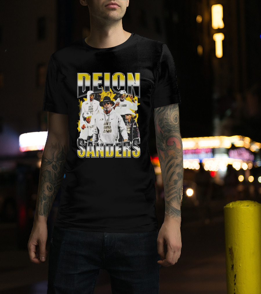 Deion Sanders Coach Prime Colorado Buffaloes Football Aint Hard 2 Find T-Shirt
