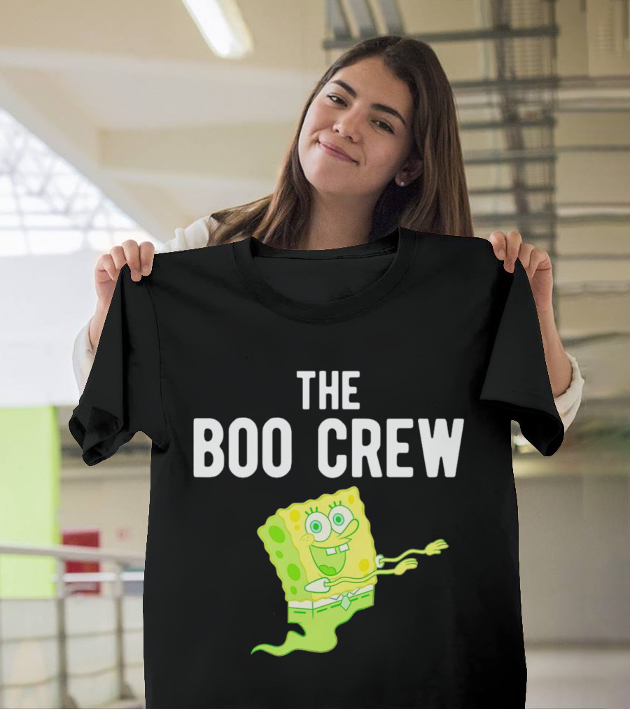 The Boo Crew Ghost SpongeBob Halloween T-Shirt