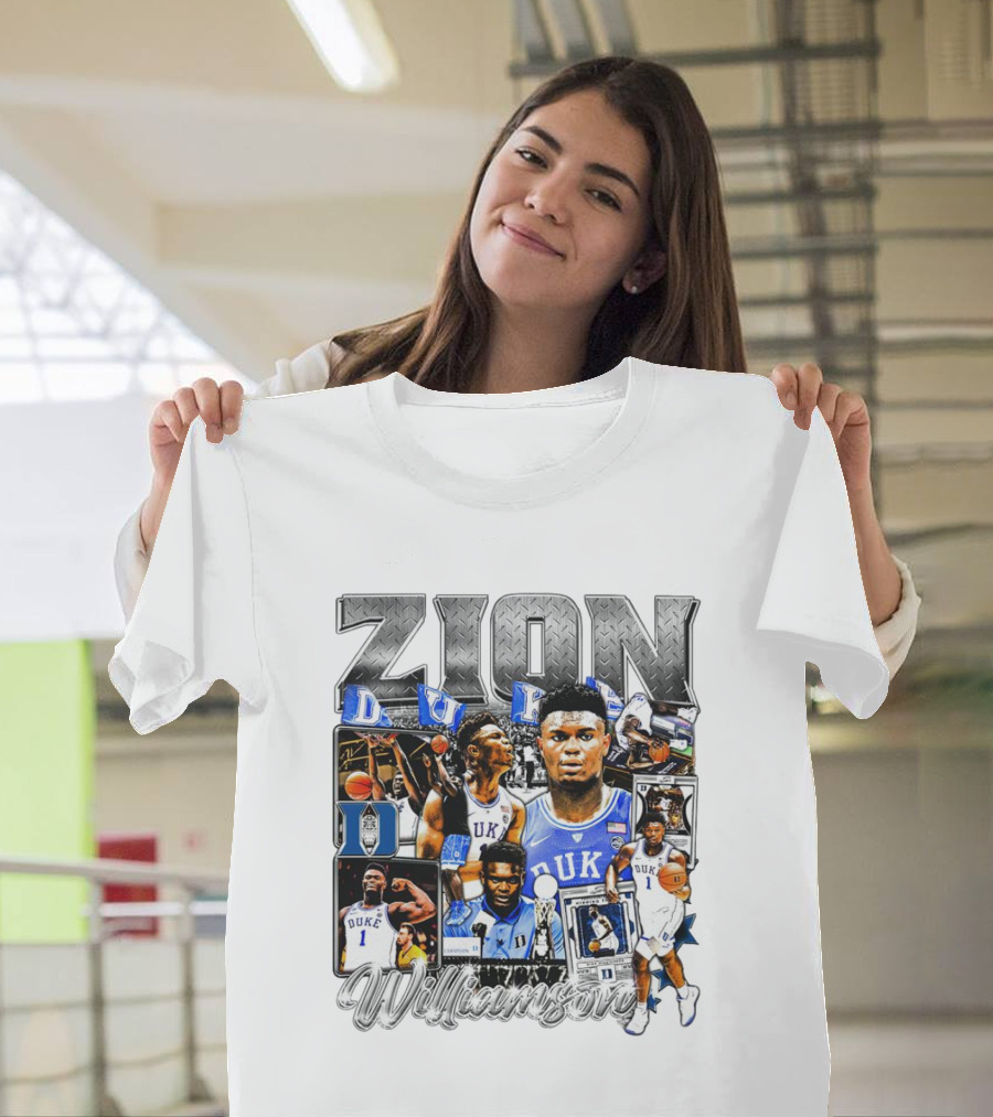 Zion Williamson Duke Blue Devils Basketball Moments T-Shirt