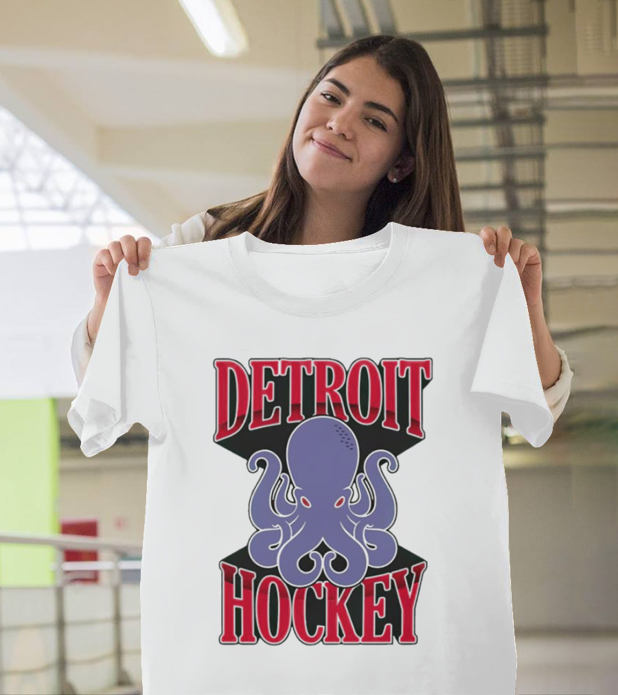 Detroit Hockey Octopus Sports T-Shirt