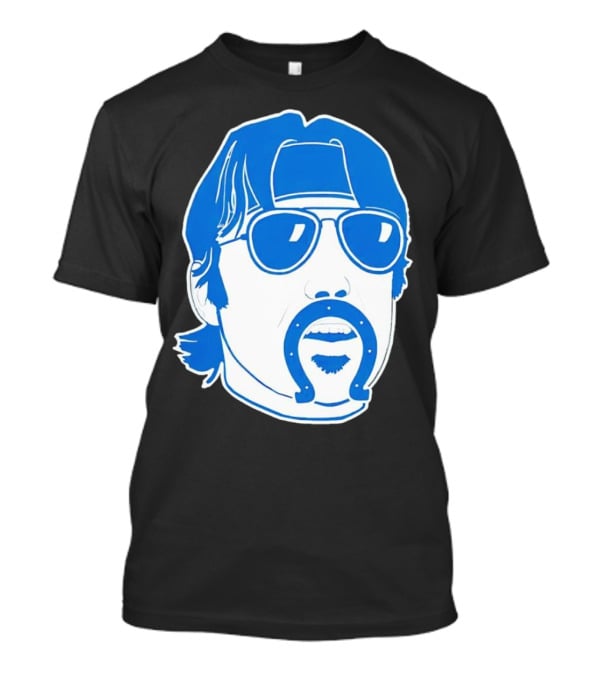 Gardner Minshew Indianapolis Colts Face Horseshoe Sunglasses Hat T-Shirt