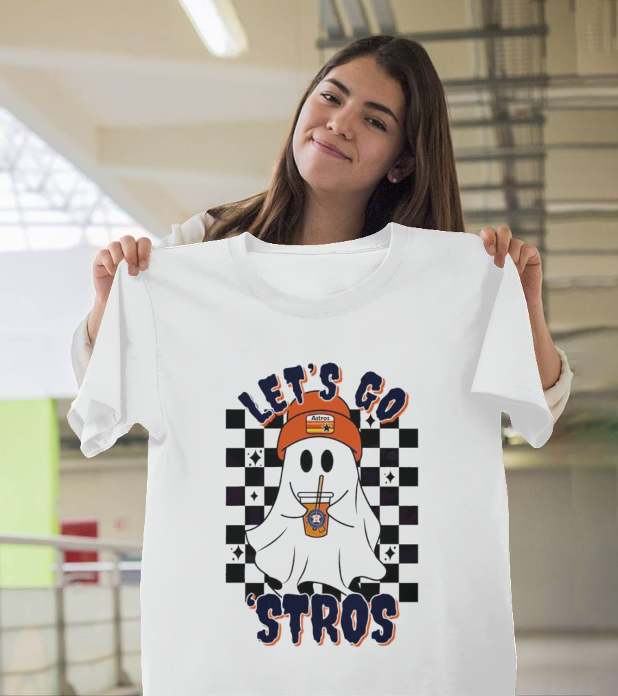 Let's Go 'Stros Houston Astros Ghost T-Shirt