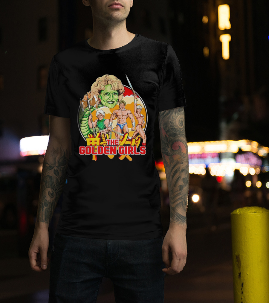 The Golden Girls Axe Warriors Anime T-Shirt