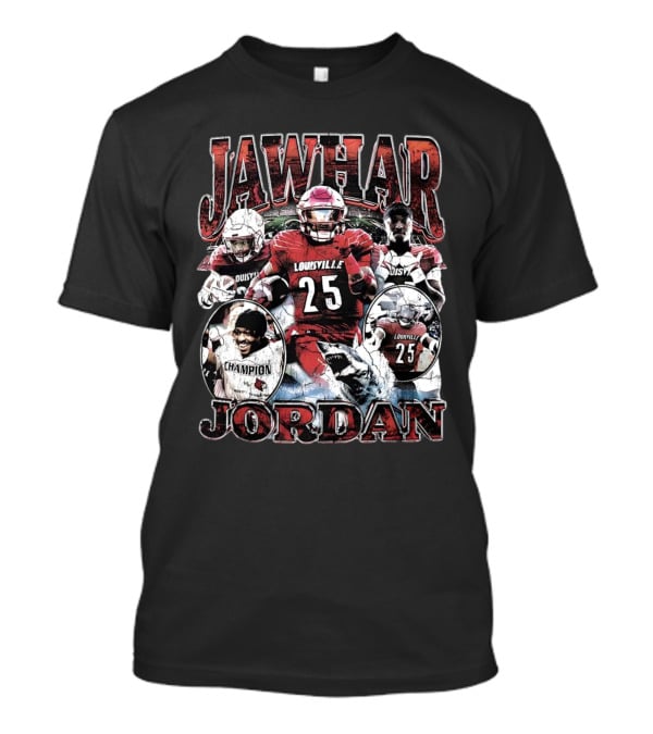 Jawhar Jordan Louisville Cardinals Football Champion Vintage T-Shirt
