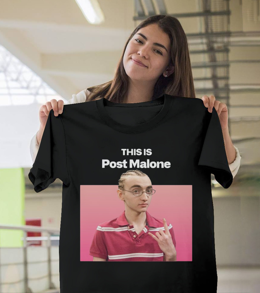 Sinjin Van Cleef This Is Post Malone T-Shirt