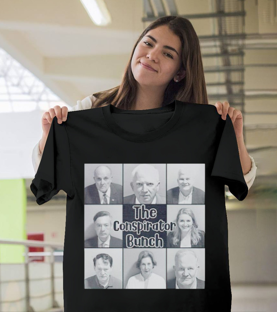 Rudy Giuliani The Conspirator Bunch Parody Grid T-Shirt