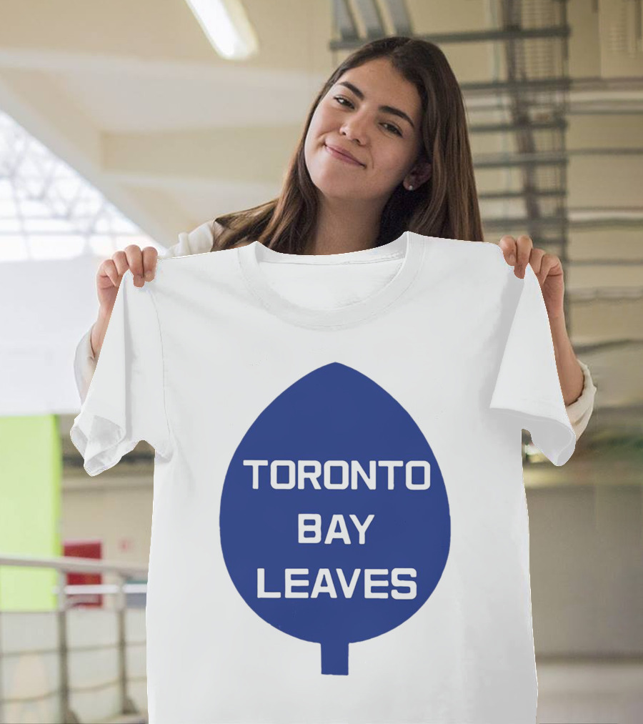 Toronto Bay Leaves Blue Leaf T-Shirt