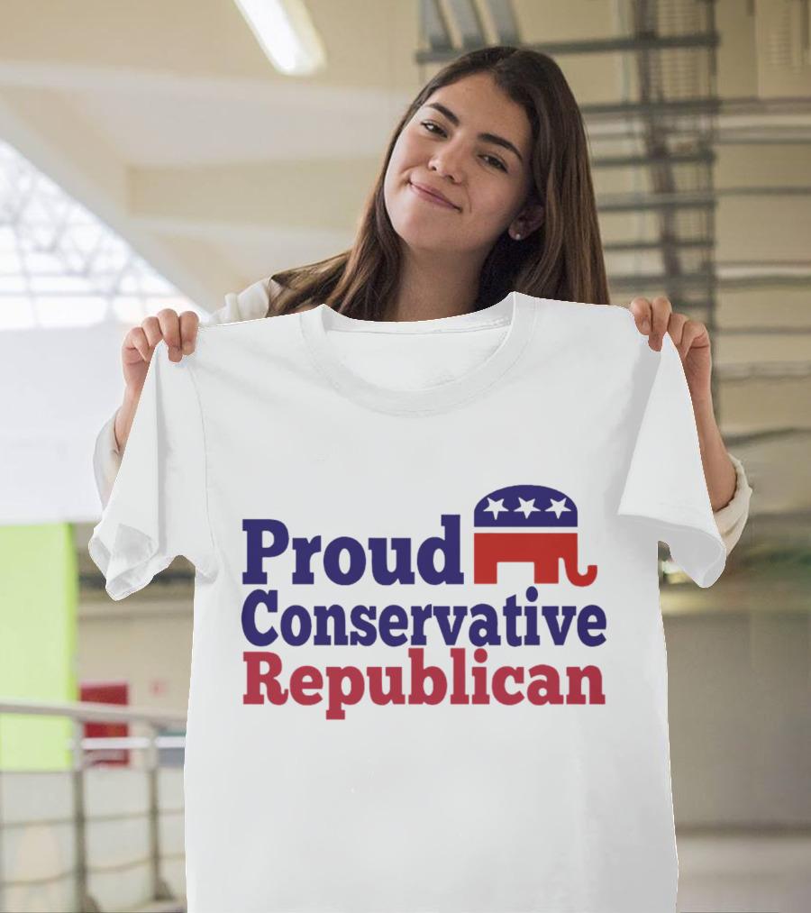 Proud Conservative Republican USA Elephant T-Shirt