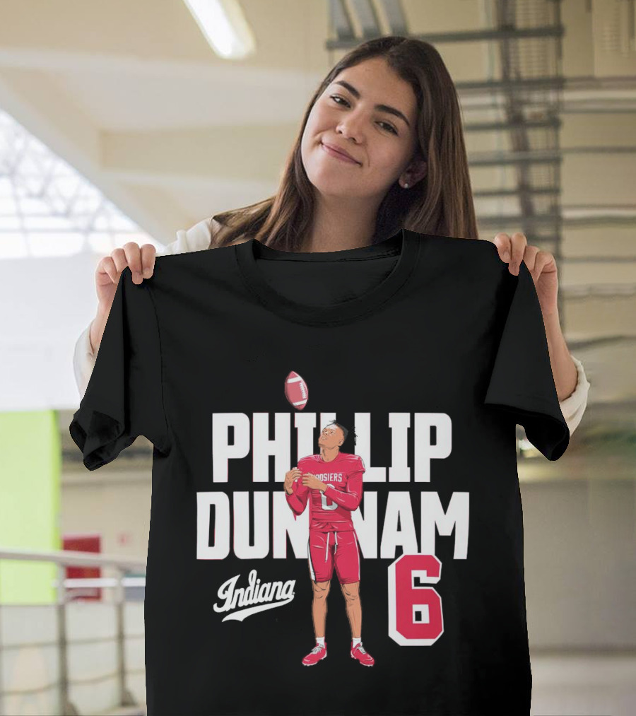 Phillip Dunnam Indiana Hoosiers 6 Football Player T-Shirt
