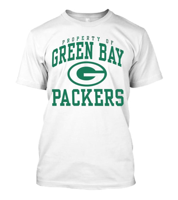 Property Of Green Bay Packers Logo Green T-Shirt