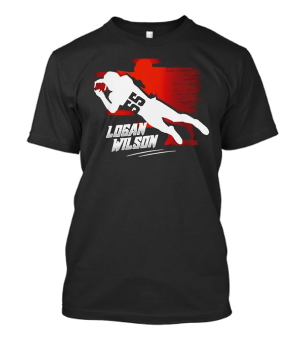 Logan Wilson NFL Diving Catch Cincinnati Bengals 55 T-Shirt