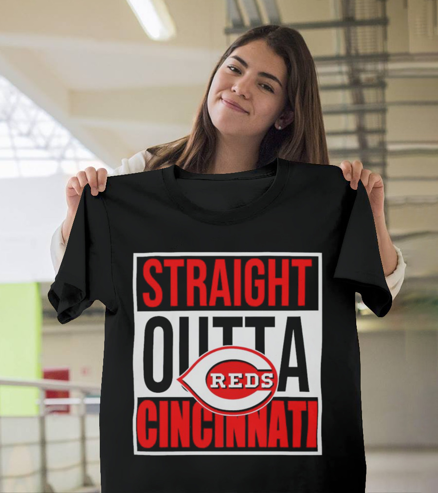 Straight Outta Cincinnati Reds Baseball Team Iconic T-Shirt