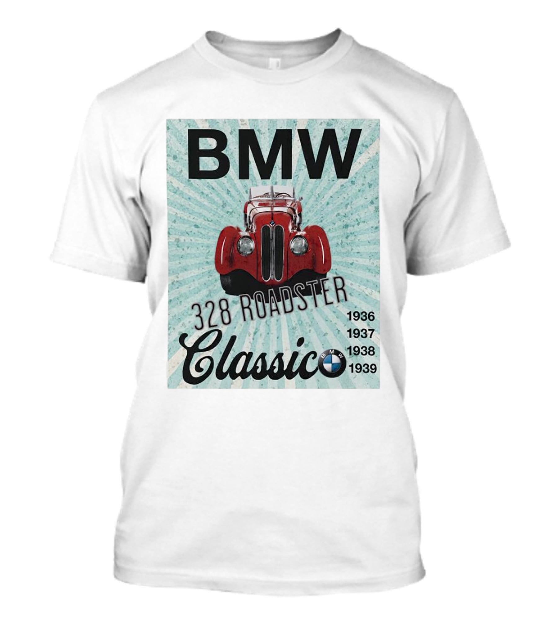 BMW 328 Roadster Classico 1936 1937 1938 1939 T-Shirt