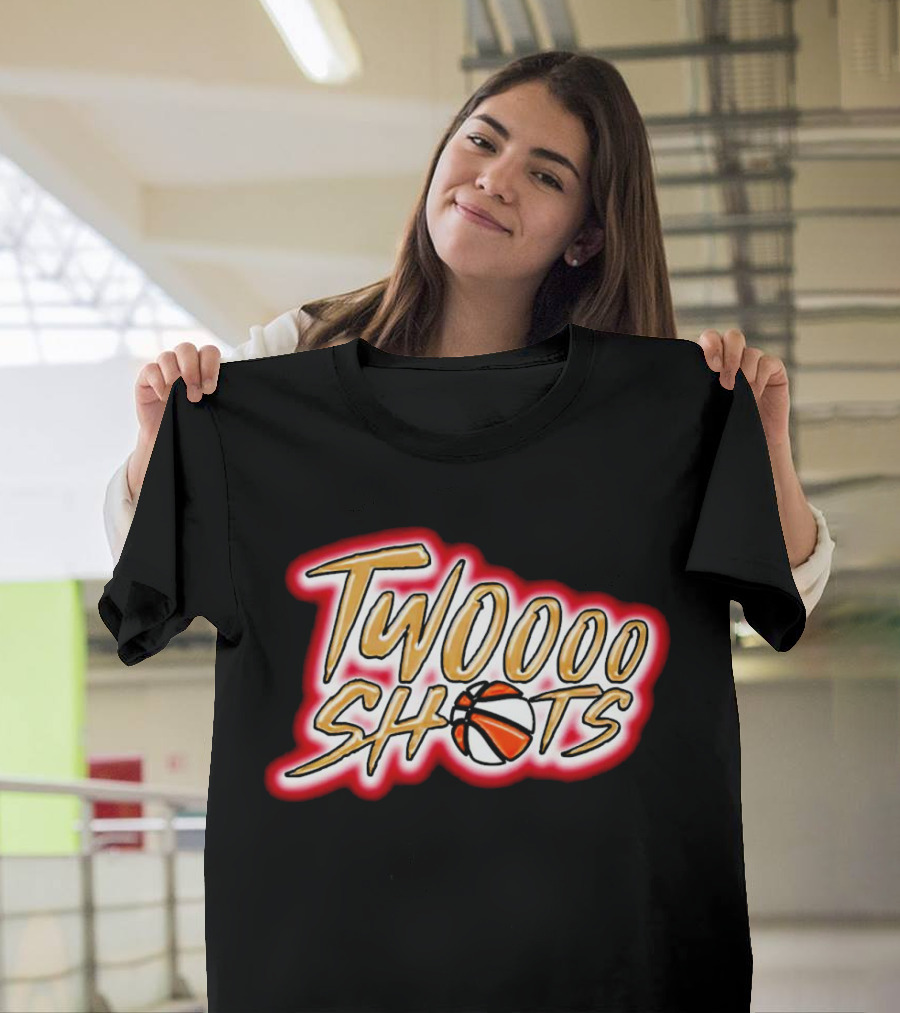 TWOOOO SHOTS Basketball T-Shirt