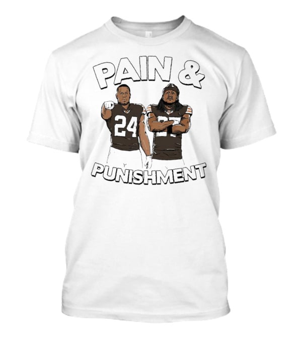 Pain And Punishment Football Duo 24 21 T-Shirt