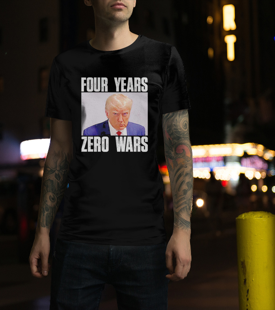 Four Years Zero Wars Portrait Image T-Shirt