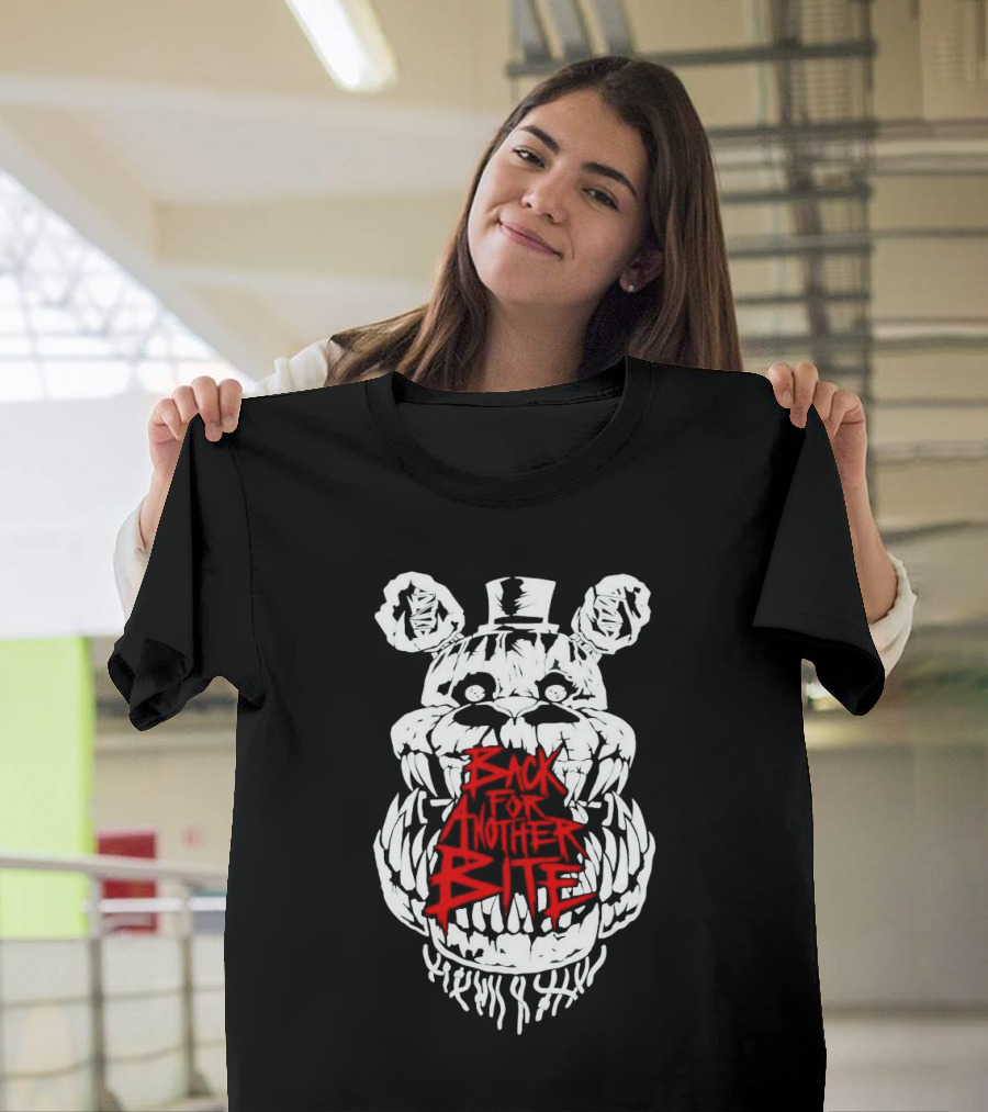 Back for Another Bite Creepy Bear Face T-Shirt