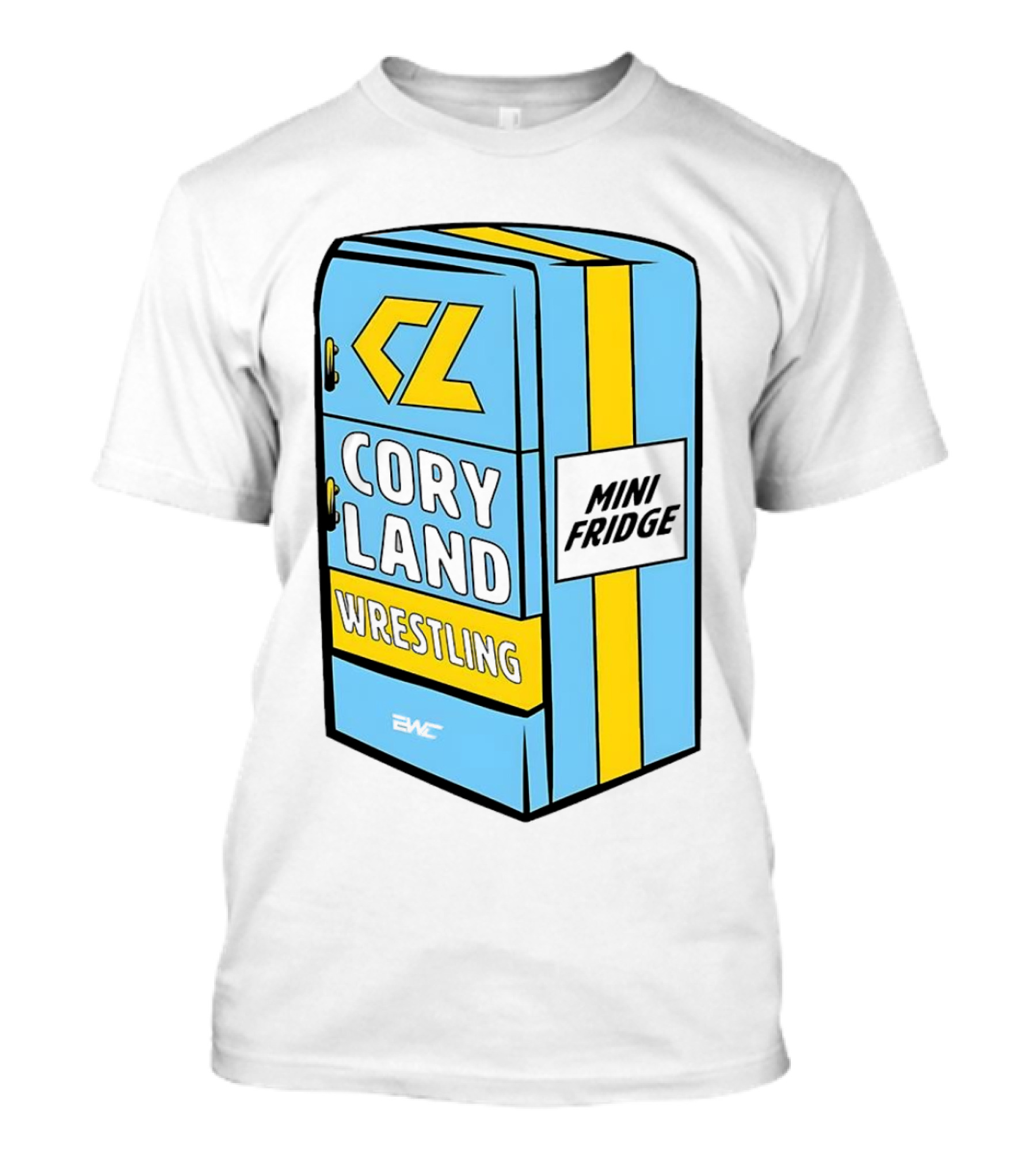 CL Cory Land Wrestling Mini Fridge EMC T-Shirt
