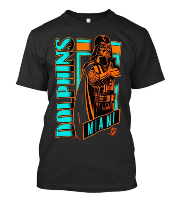Miami Dolphins Darth Vader Adventure T-Shirt