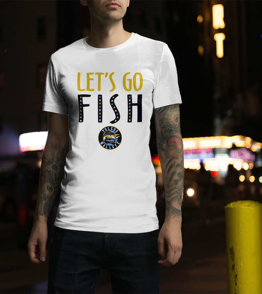 Toledo Walleye Let's Go Fish Hockey T-Shirt