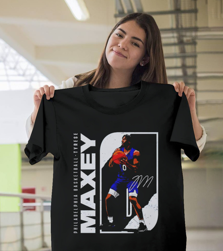 Philadelphia Basketball Tyrese Maxey T-Shirt