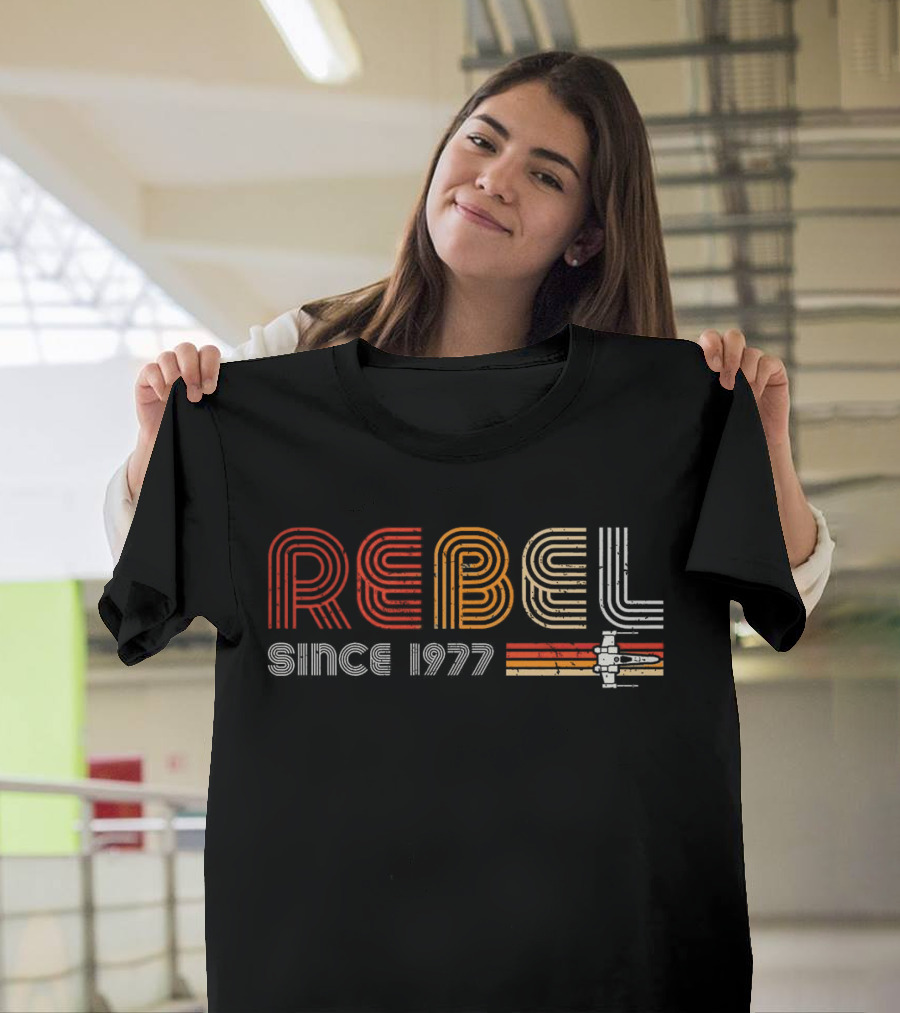 Rebel Since 1977 Star Wars Retro X-Wing T-Shirt