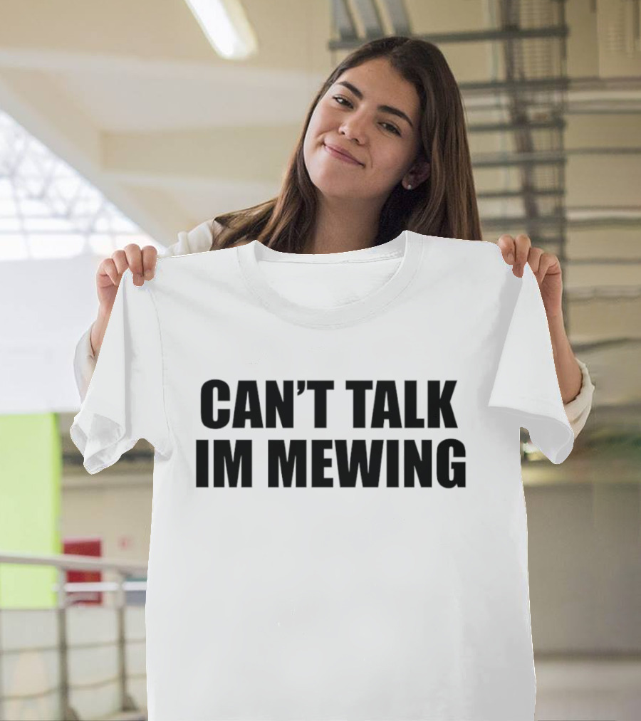 CAN'T TALK I'M MEWING MEN'S T-Shirt