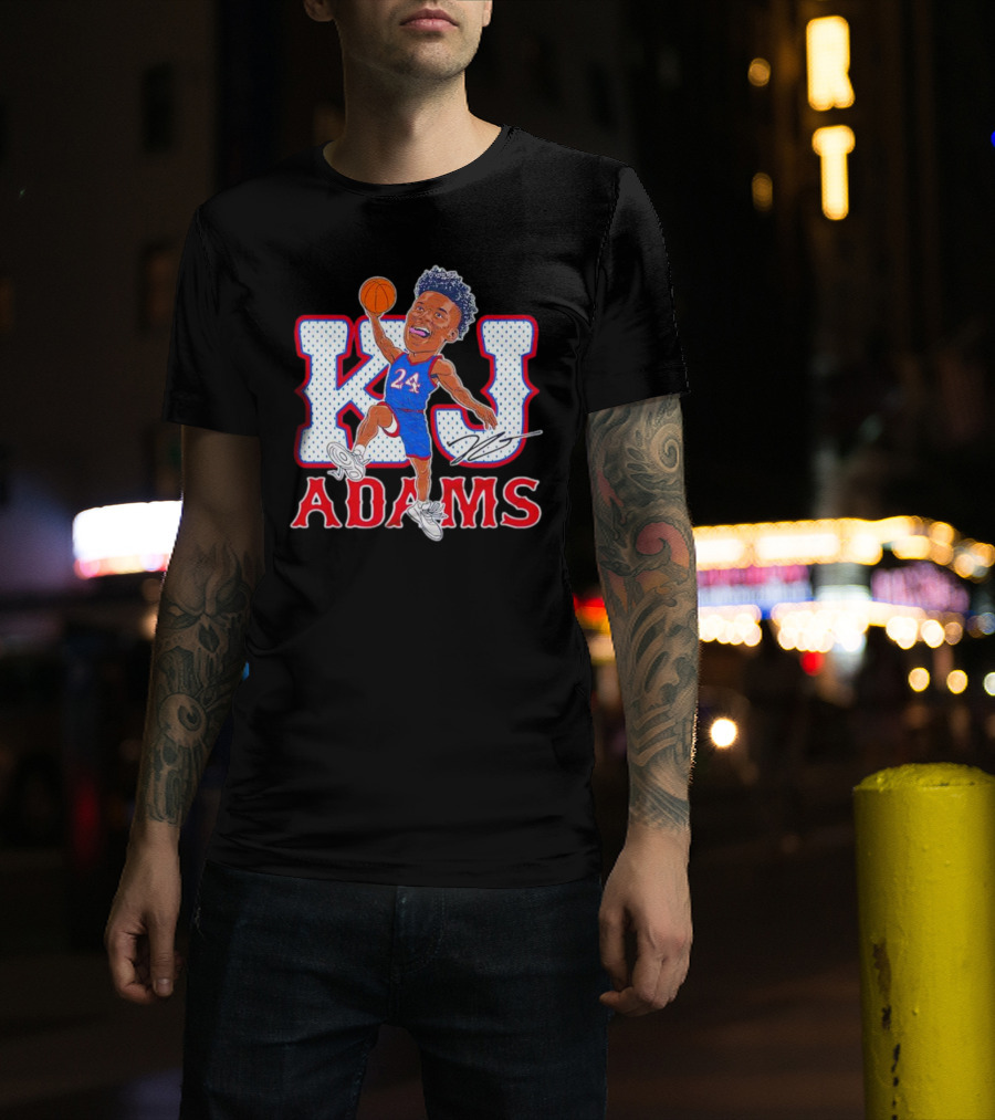 KJ Adams 24 Basketball Dunking Signature T-Shirt