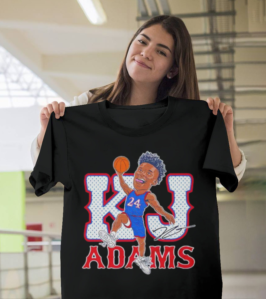 KJ Adams 24 Basketball Dunking Signature T-Shirt