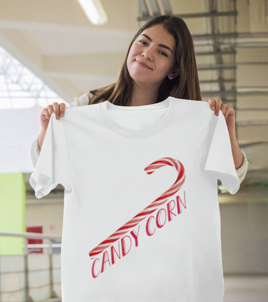 Candy Corn Candy Cane Mischief T-Shirt