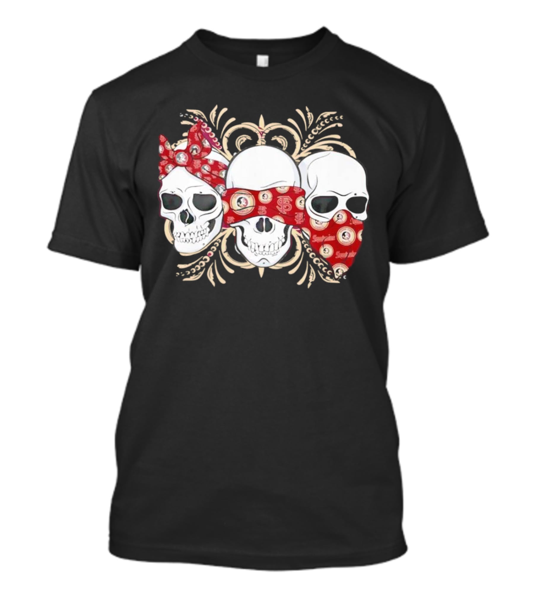 FSU Skull Gang Bandana Trio T-Shirt