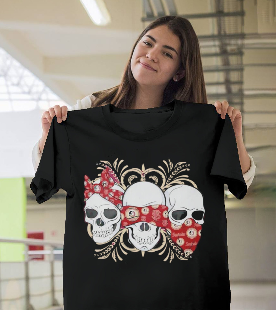 FSU Skull Gang Bandana Trio T-Shirt