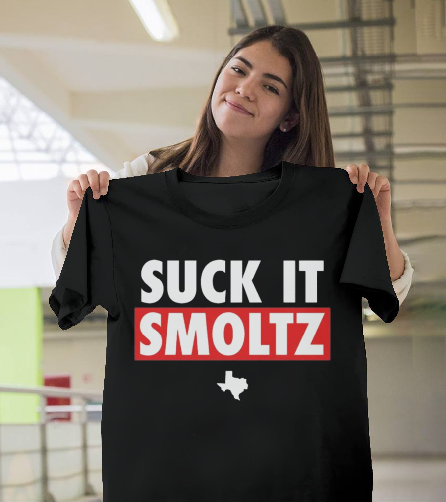 Suck It Smoltz Texas Map T-Shirt