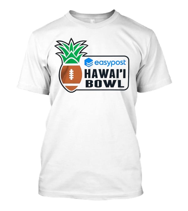 Easypost Hawai’i Bowl Pineapple Football T-Shirt
