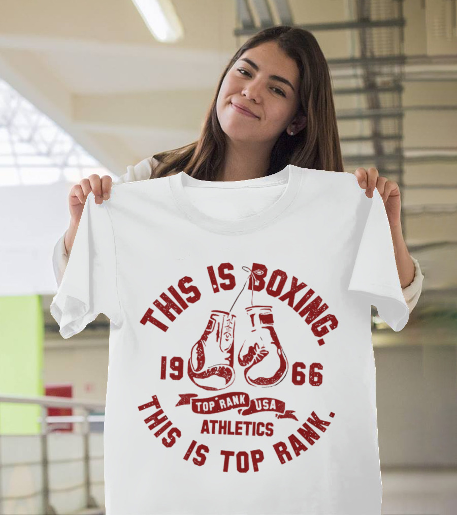 This Is Boxing 1966 Top Rank USA Athletics T-Shirt