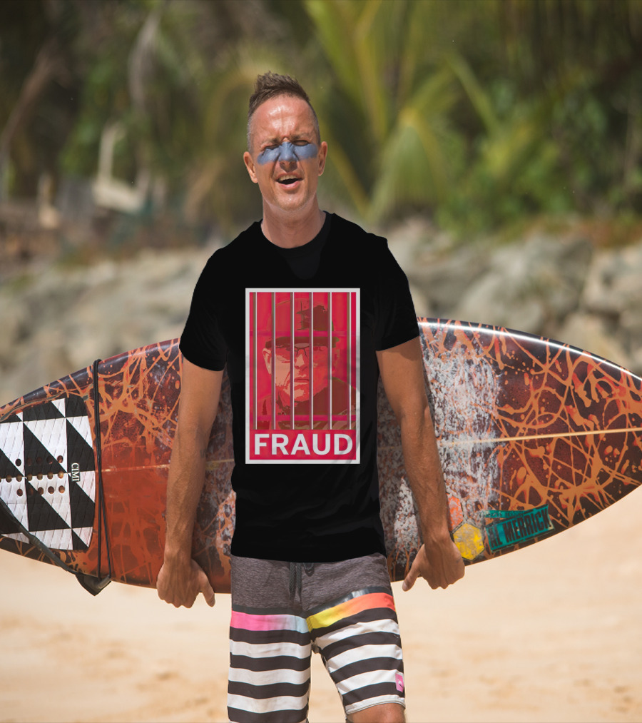 Jim Harbaugh Behind Bars Fraud T-Shirt