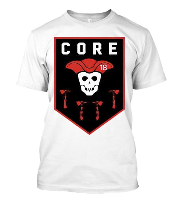CORE Pirate Skull 18 Emblem T-Shirt