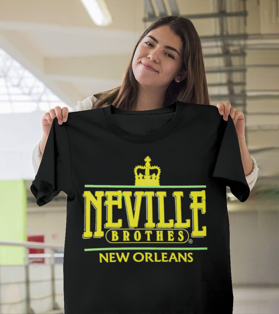 Neville Brothers Crown Logo New Orleans T-Shirt