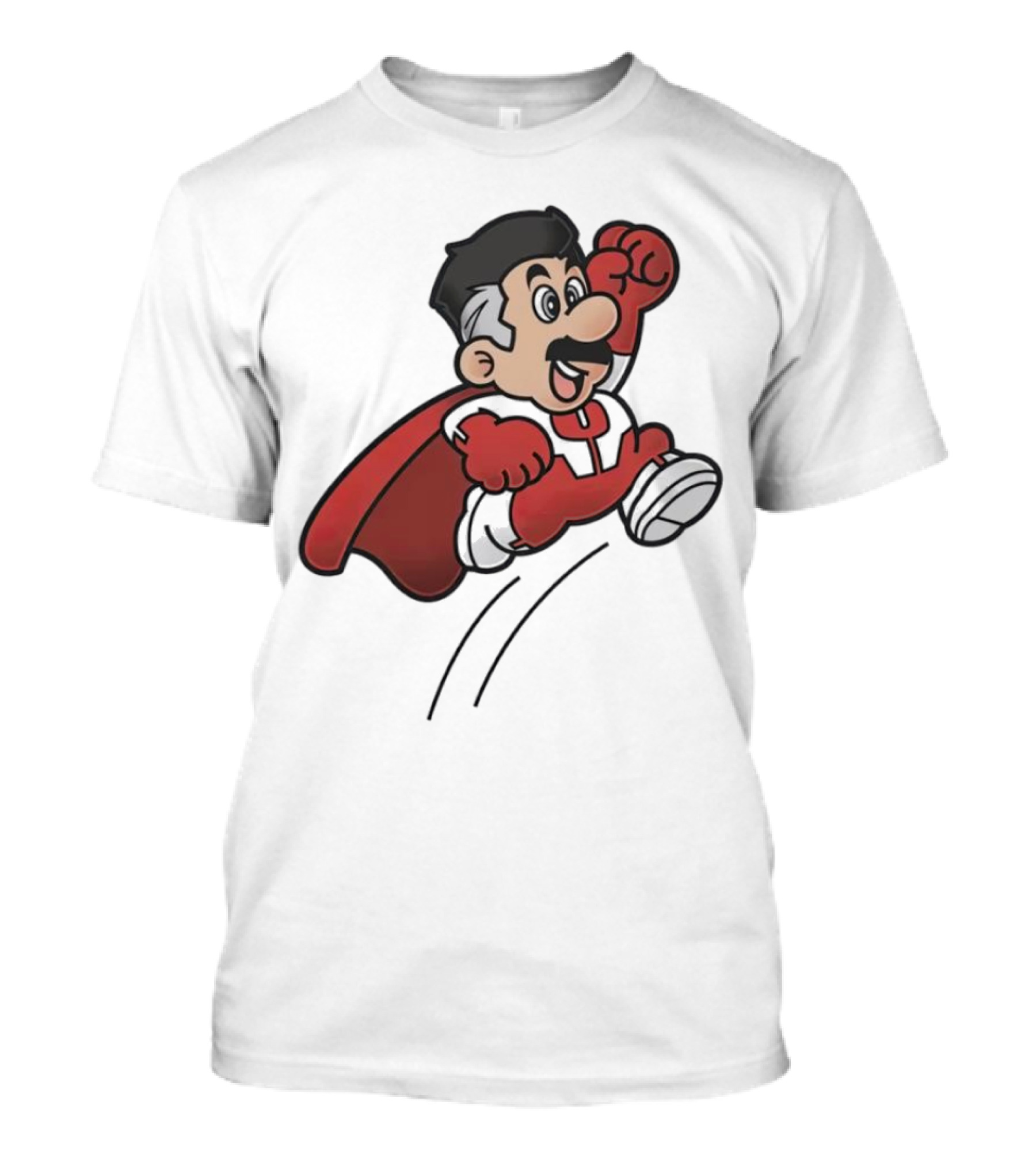 Omni Mario Superhero Jumping Manoeuver T-Shirt