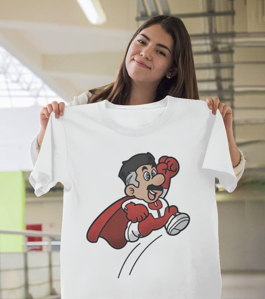Omni Mario Superhero Jumping Manoeuver T-Shirt
