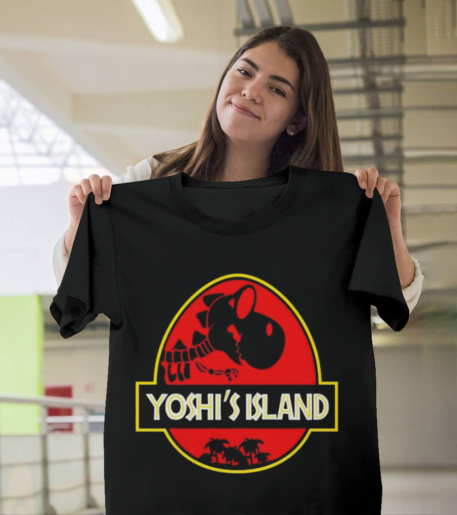 Jurassic Park Yoshi’s Island Logo Crossover T-Shirt