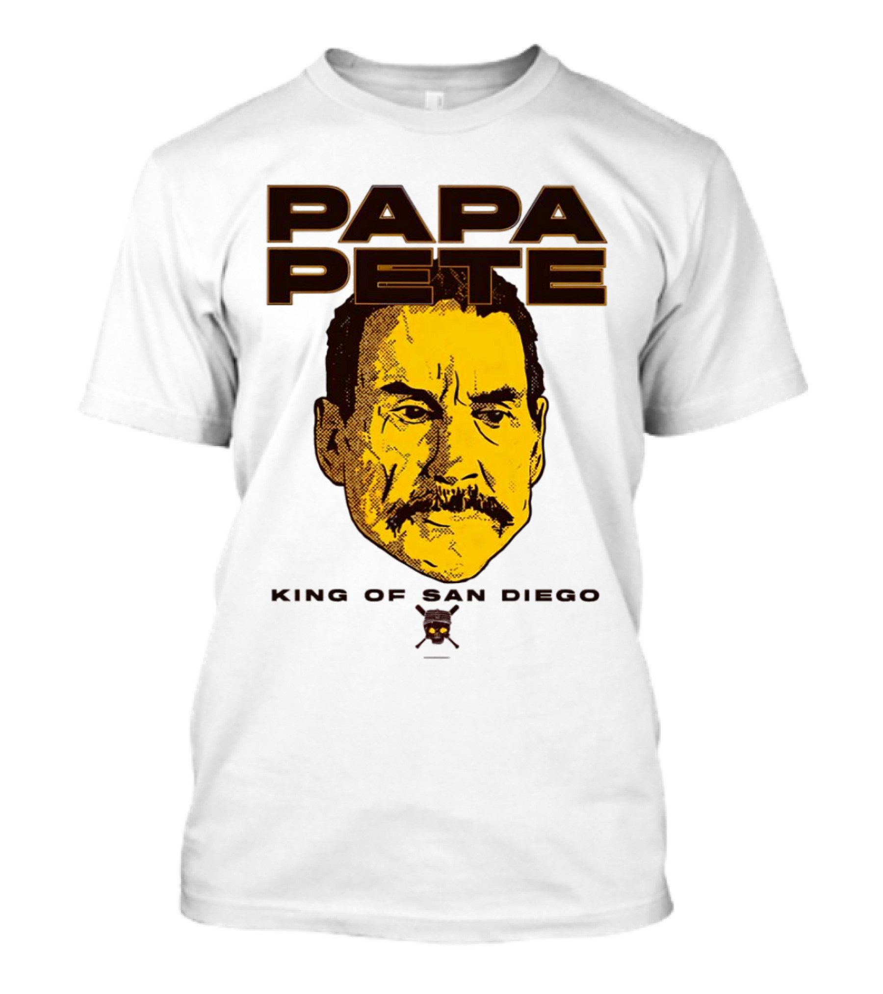 Papa Pete King Of San Diego Iconic Yellow T-Shirt