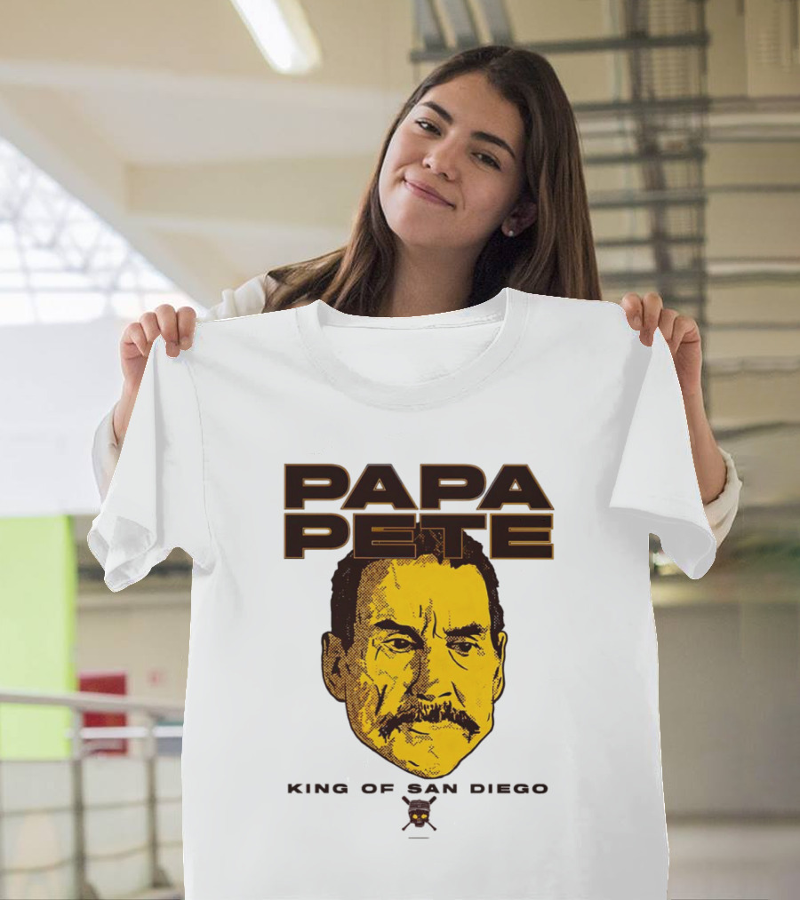 Papa Pete King of San Diego Iconic Yellow T-Shirt